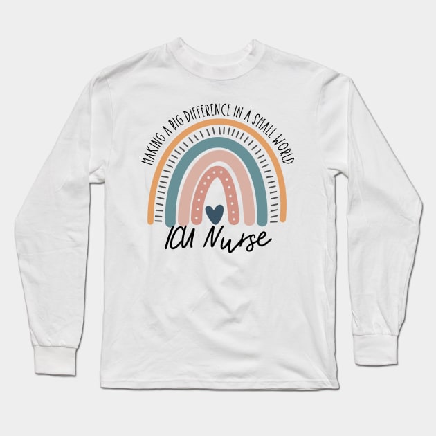 ICU Nurse Long Sleeve T-Shirt by IndigoPine